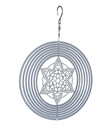 Bild 1 von NATURE'S MELODY Windspiel Cosmo Mandala, Ø 20 x 29,3 cm, silber