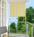 Bild 1 von Angerer Freizeitmöbel Klemm-Senkrechtmarkise gelb/grau, BxH: 150x225 cm