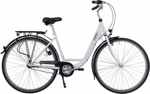 HAWK Bikes Cityrad »HAWK City Wave Premium White«, 3 Gang Shimano Nexus Schaltwerk