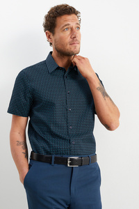 C&A Businesshemd-Slim Fit-bügelleicht, Blau, Größe: S