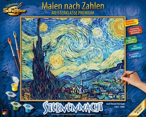 Schipper Malen nach Zahlen »Meisterklasse Premium - Sternennacht«, Made in Germany