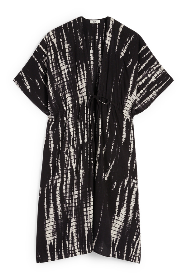 Bild 1 von C&A Kimono-gemustert, Schwarz, Größe: 1 size