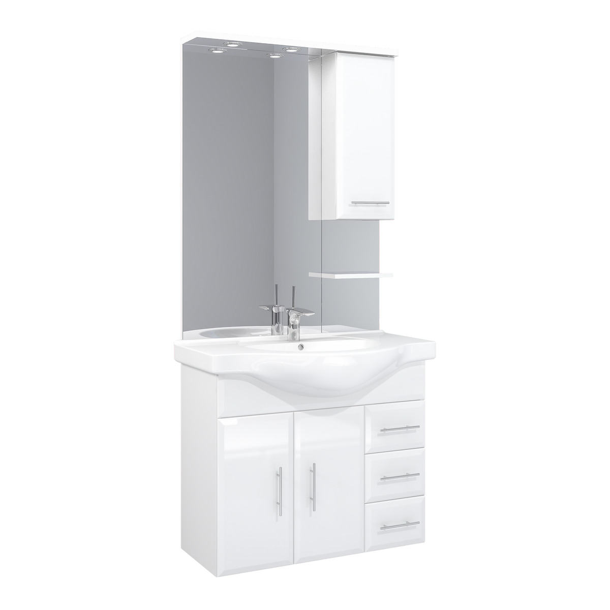 Bild 1 von Badblock 'Wien II' weiß