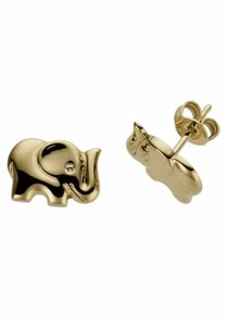 Firetti Paar Ohrstecker »Elefanten, im glänzenden Design«, Made in Germany