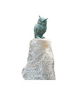 Bild 1 von Rottenecker Bronze-Waldohreule auf Granitfindling