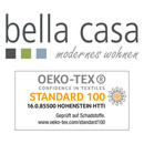 Bild 3 von Bella Casa Weboptik-Kissen "Caruso", ca. 40 x 60 cm - Grau