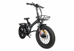 Superfy E-Bike »20 Zoll Klapprad Elektrofahrrad E-Bike, 48V 17.5Ah Lithium Batterie, Faltbares E Mountain Bike mit 4" Fettreifen, City E-Bike für Erwachsene, Herren Damen.«