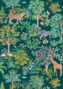 Bild 1 von Komar Fototapete Vliestapete Happy Jungle, bedruckt-geblümt-floral-realistisch, 200 x 280 cm
