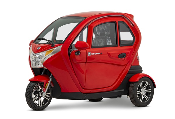 Bild 2 von ECONELO Elektro Kabinenroller F1 25 km/h rot