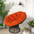 Bild 3 von Happy Home Moon Chair Rattansessel Sitzsessel orange/rot