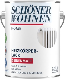 SCHÖNER WOHNEN-Kollektion Lack Home Heizkörperlack, (1), seidenmatt, 2,5 l