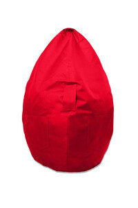Kinzler Outdoorfähiger Sitzsack "Kimi", ca. 60x120 cm, Farbe:Rot