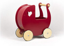 Bild 1 von MOOVER Toys - Dänischer Designer Holz-Puppenwagen (solid rot) / dolls pram solid red