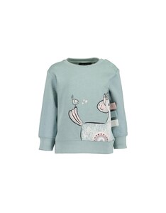 Blue Seven - Baby Girls Sweatshirt mit Einhorn-Druck