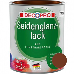 DecoPro Seidenglanzlack lehmbraun RAL 8003 für innen und außen