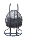 Bild 4 von schütte Home & Living Polyrattan Doppel-Hängesessel - Grau