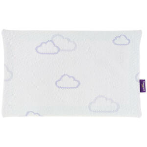 Träumeland Babykopfkissen , T040401 Wolke , Lila, Weiß , Textil , 40x25 cm , für Hausstauballergiker geeignet, temperaturausgleichend , 006869006601