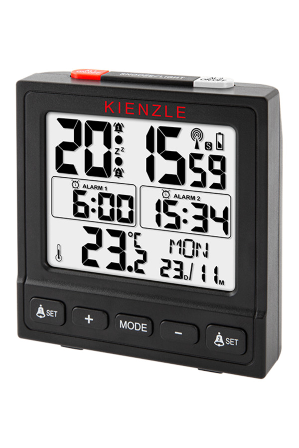 Bild 1 von KIENZLE Funk-Wecker “STUTTGART” mit Datums- und Temperaturanzeige
