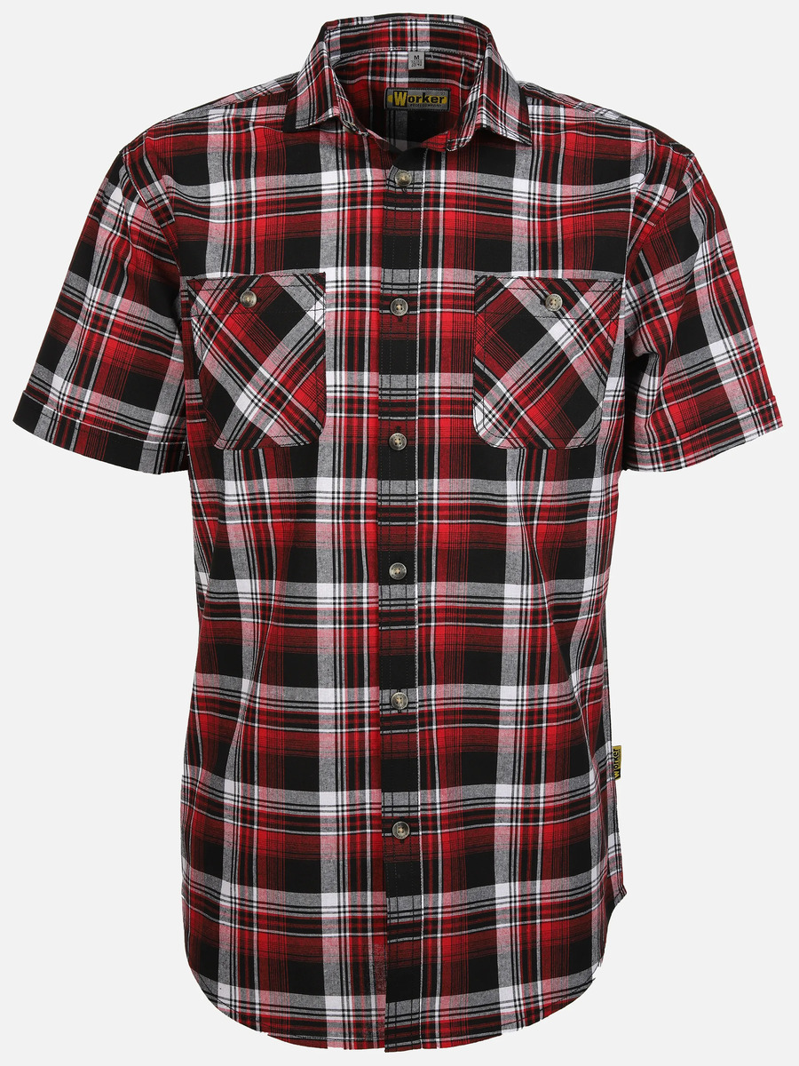 Bild 1 von Herren Arbeitshemd mit zwei aufgesetzten Taschen
                 
                                                        Rot