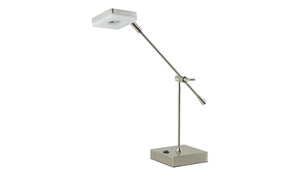 KHG LED Tischleuchte 1-flammig silber Maße (cm): B: 11 H: 57 T: 11 Lampen & Leuchten