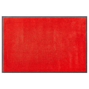 Esposa Fußmatte 75/120 cm uni rot , Scarlet , Textil , 75x120 cm , rutschfest, für Fußbodenheizung geeignet , 004336007053