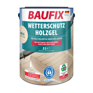 Baufix Wetterschutz-Holzgel, Weiß