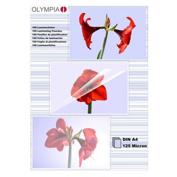 Bild 1 von Olympia Laminierfolien DIN A4 125µ, 100er