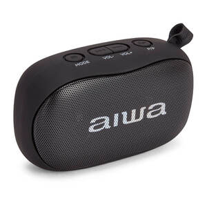 Aiwa BS-110BK Mini Bluetooth Lautsprecher mit Karabiner 10W