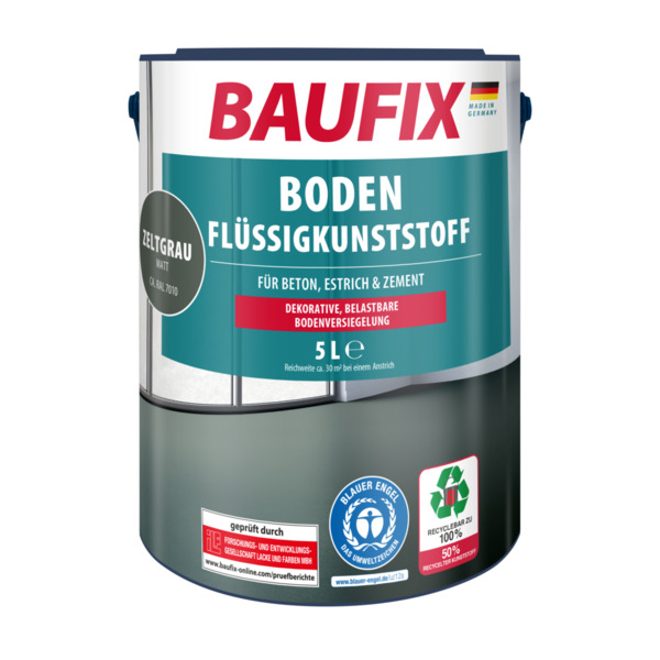 Bild 1 von Baufix Boden-Flüssigkunststoff, Dunkelgrau