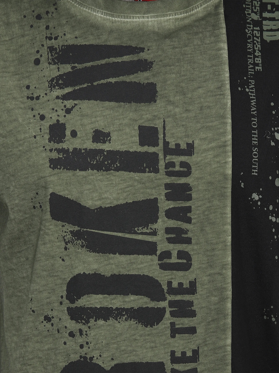 Bild 3 von Herren Shirt mit Frontprint
                 
                                                        Oliv