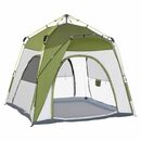 Bild 2 von Outsunny Camping Zelt 4 Personen Zelt Familienzelt mit Fenster 190T PU1000mm einfache Einrichtung fü