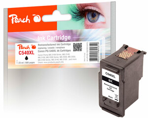 Peach Druckkopf XL schwarz kompatibel zu Canon PG-540XL