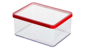 Rotho Dose breit 2,25 l transparent/klar Kunststoff Maße (cm): B: 15 H: 9,6 Küchenzubehör