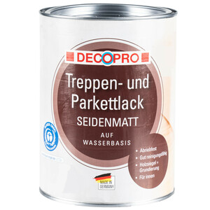 DecoPro Treppen- und Parkettlack 750 ml seidenmatt farblos