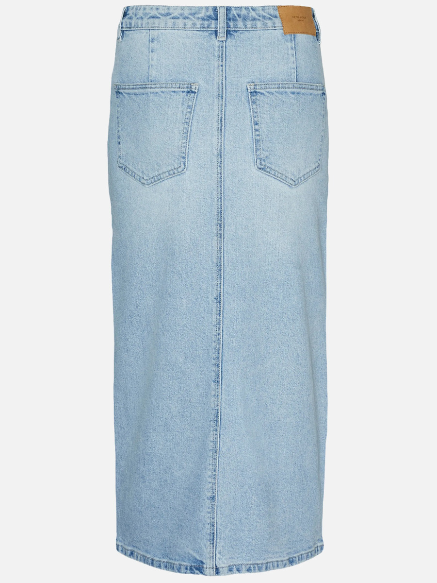 Bild 2 von Vero Moda VMVERI HR CALF DENIM Jeansrock
                 
                                                        Blau