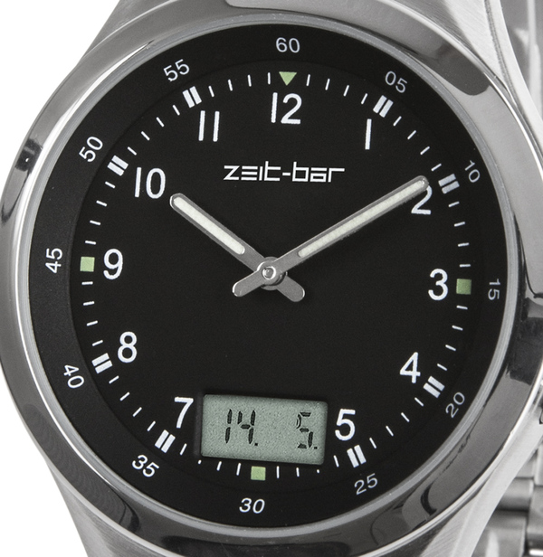 Bild 2 von Zeit-Bar Funk-Armbanduhr, mit Datums- und Sekundenanzeige