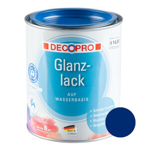 DecoPro Acryl Glanzlack enzianblau RAL 5010 für innen und außen