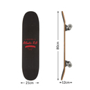 Bild 4 von Deuba® Skateboard Mordern Art Atlantic Rift Wood 80 x 21 x 12cm schwarz