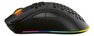 DELTACO Gaming Maus Wireless, RGB, schwarz