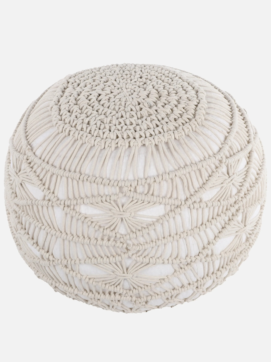 Bild 3 von Sitzkissen Boho, 50x50x30cm
                 
                                                        Weiß