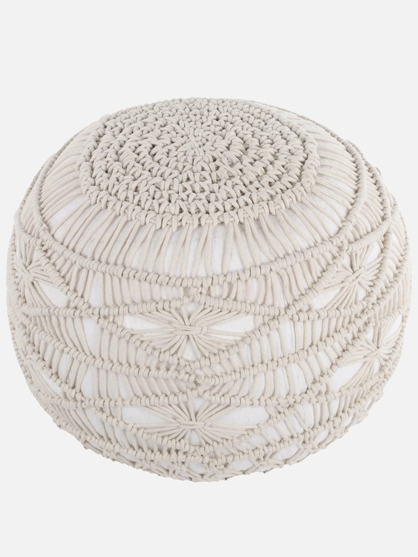 Bild 3 von Sitzkissen Boho, 50x50x30cm
                 
                                                        Weiß