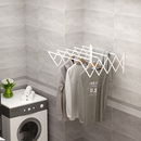 Bild 2 von HOMCOM Wandtrockner Wäscheständer für Wandmontage Wandwäschetrockner ausziehbar klappbar platzsparen