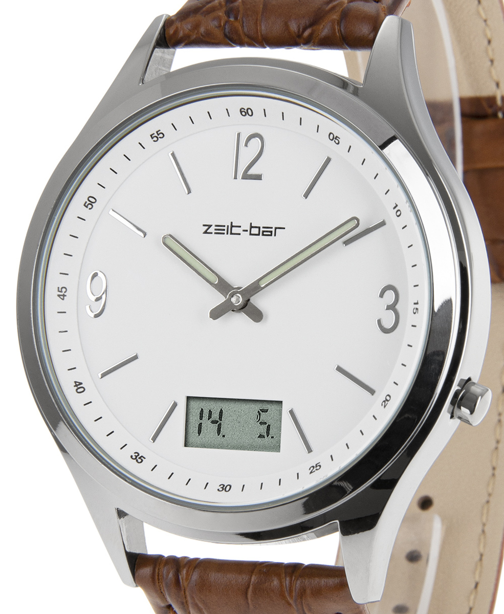 Bild 2 von Zeit-Bar Funk-Armbanduhr, mit Datums- und Sekundenanzeige