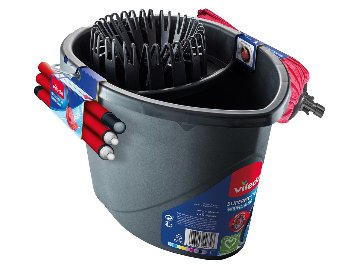 Bild 1 von Vileda Reinigungssystem Supermocio Wring and Go Completo