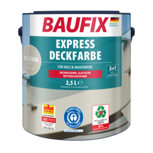 Baufix Express-Deckfarbe, Hellgrau