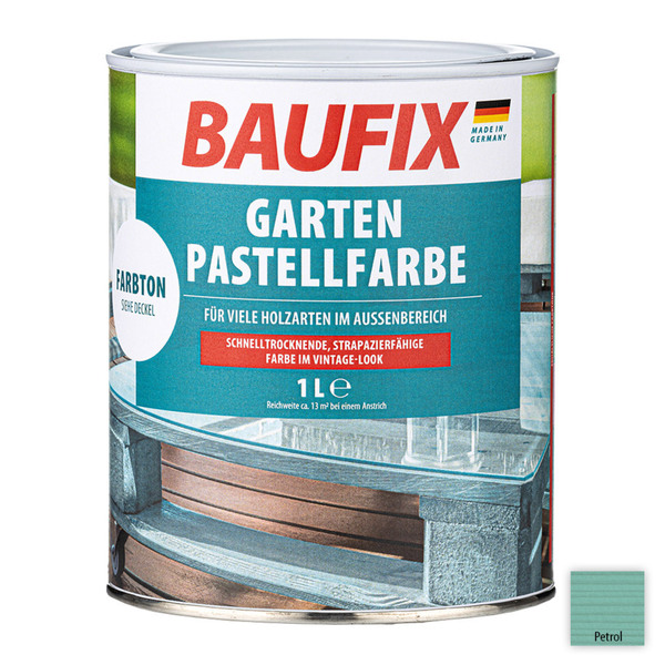 Bild 1 von Baufix Garten-Pastellfarbe - Petrol 4 er Set