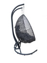 Bild 3 von schütte Home & Living Polyrattan Doppel-Hängesessel - Grau