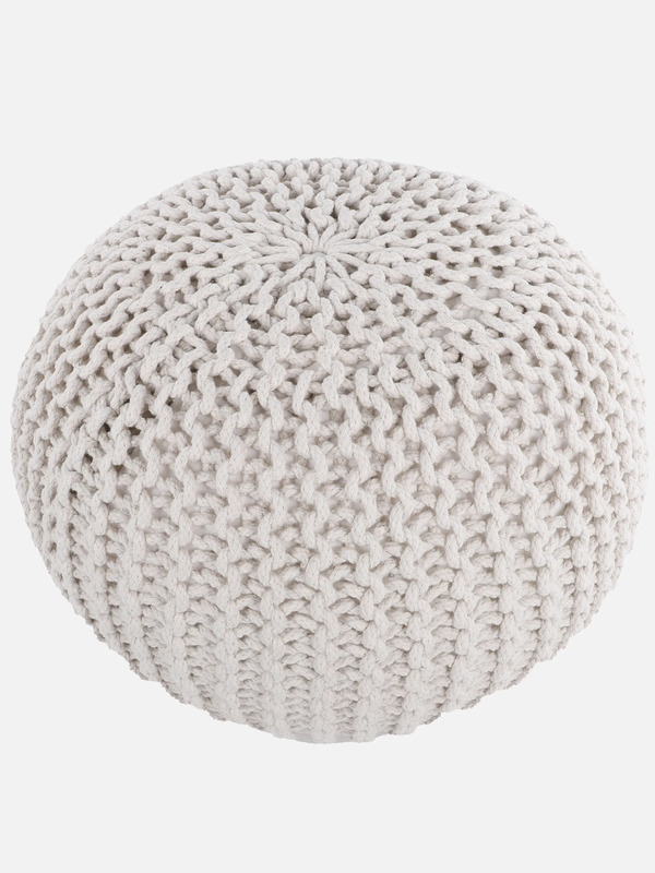 Bild 3 von Sitzkissen, Boho 50x50x30cm
                 
                                                        Weiß