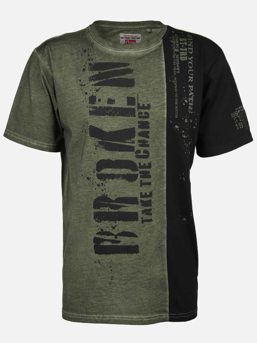 Bild 1 von Herren Shirt mit Frontprint
                 
                                                        Oliv