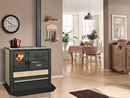 Bild 3 von Pro Termo doo Küchenherd Holzofen PANONIA mit Kacheln creme - 10,5 kW Dauerbrandherd - rechte Versio